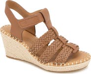 Gentle Souls Caplin Slingback Espadrille Platform Wedge Sandal