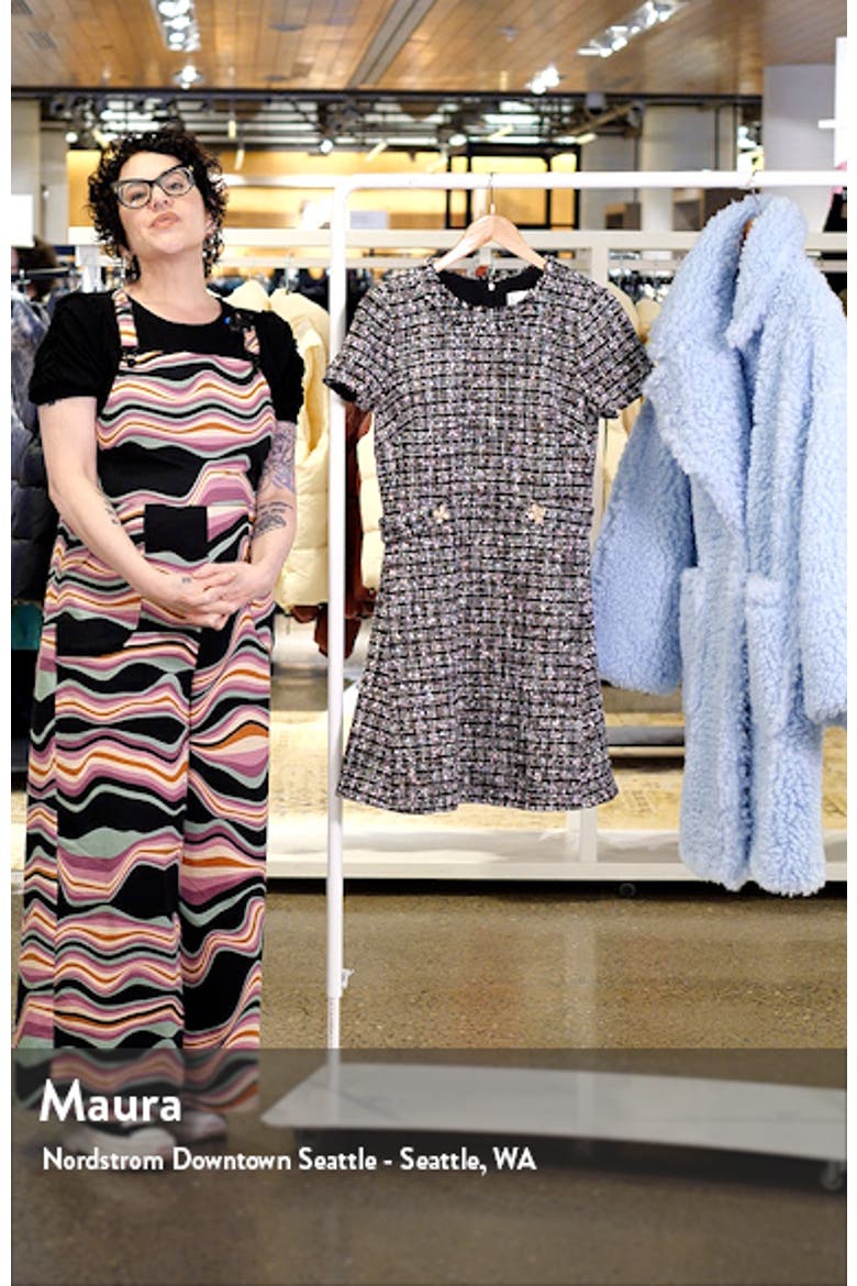 Bouclé Shift Dress video