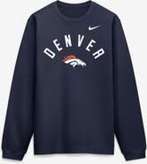 Nike Men's Nike Navy Denver Broncos Primetime Club Sweatshirt