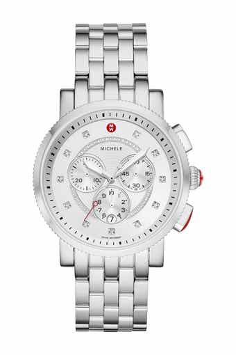 MICHELE Women's Sport Sail Diamond Bracelet Watch, 42mm - 0.13 ctw