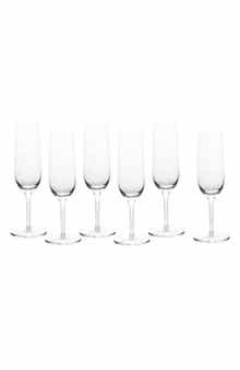 Schott Zwiesel Banquet Set of 6 Champagne Flute Glasses