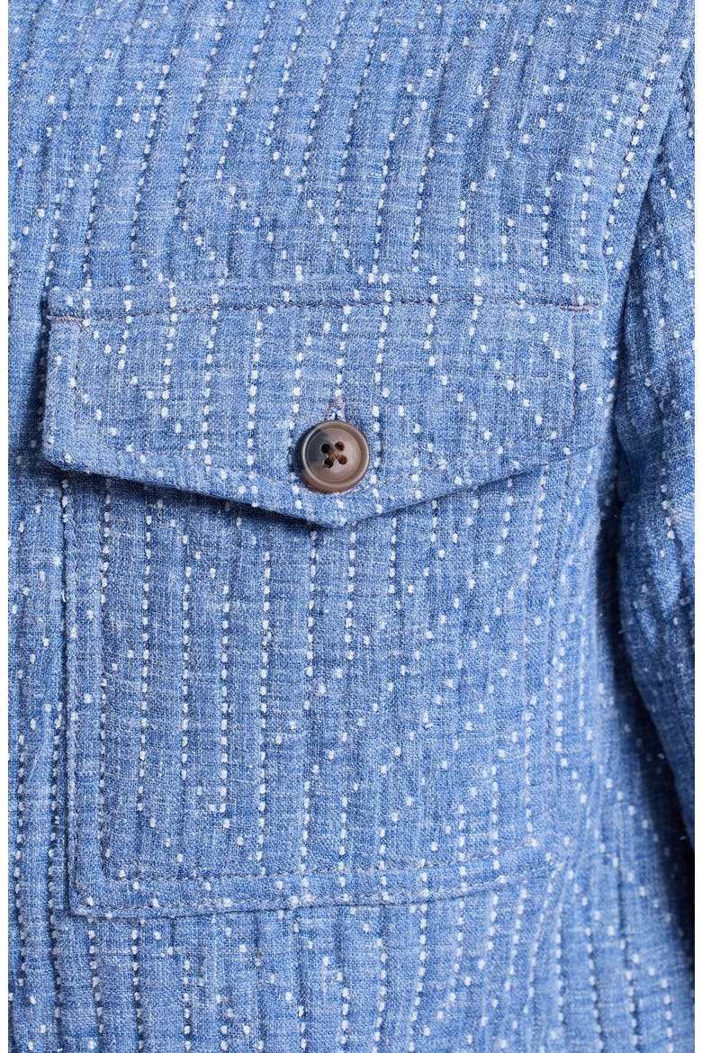 Shawell Woven Shirt Jacket, Alternate, color, BLUE