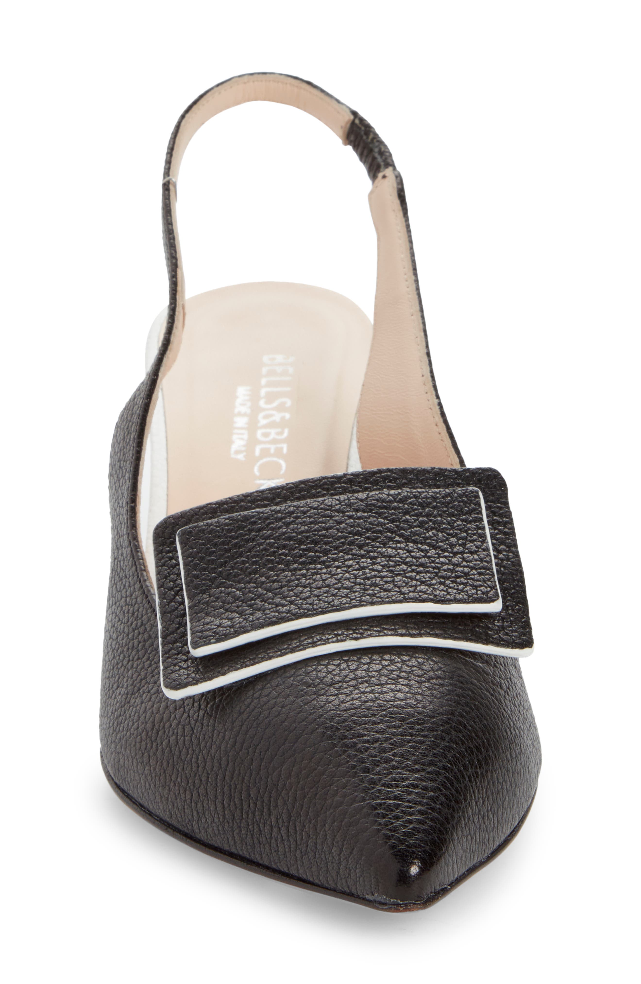 Luna Slingback Pump, Alternate, color, BLACK