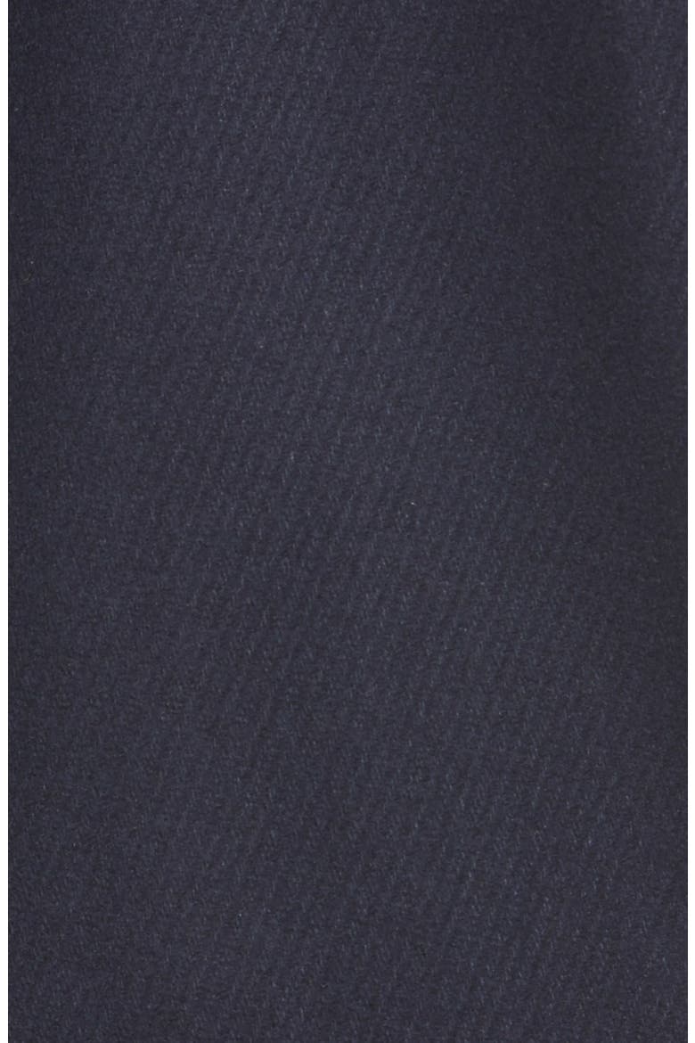 'Natalie' Twill Wool Blend Boyfriend Coat, Alternate, color, DENIM