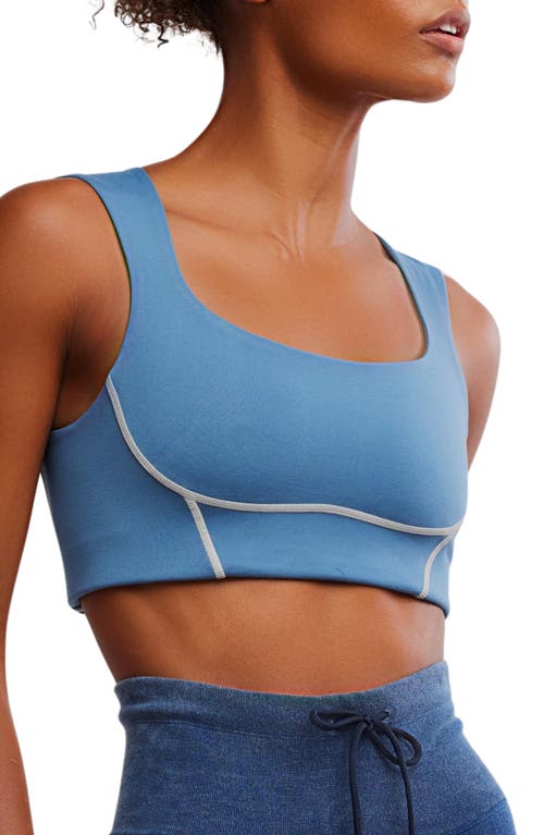 Shop Free People Fp Movement You're A Peach Sports Bra In Skyline