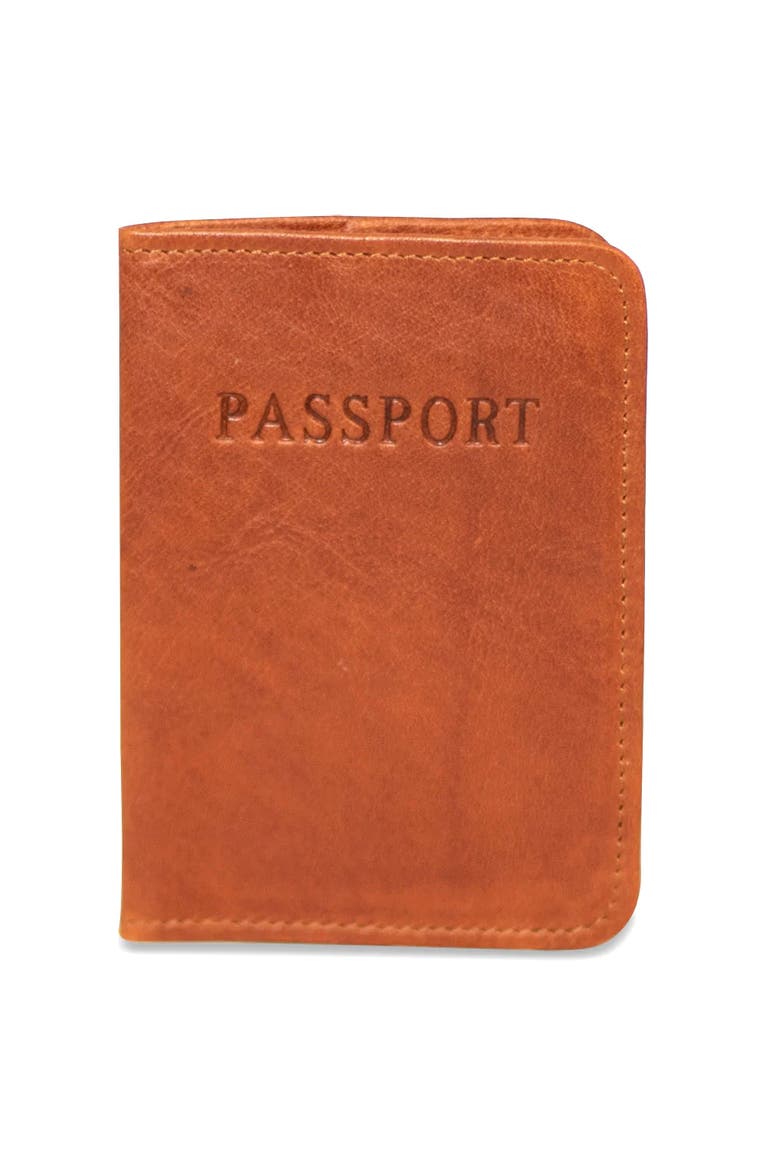 Voyager Passport Cover, Main, color, Honey
