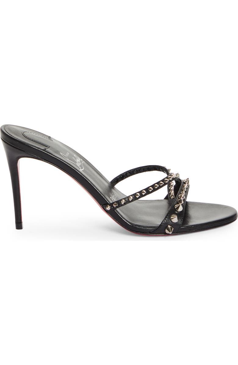 Christian Louboutin Tatoosh Spike Slide Sandal, Alternate, color,