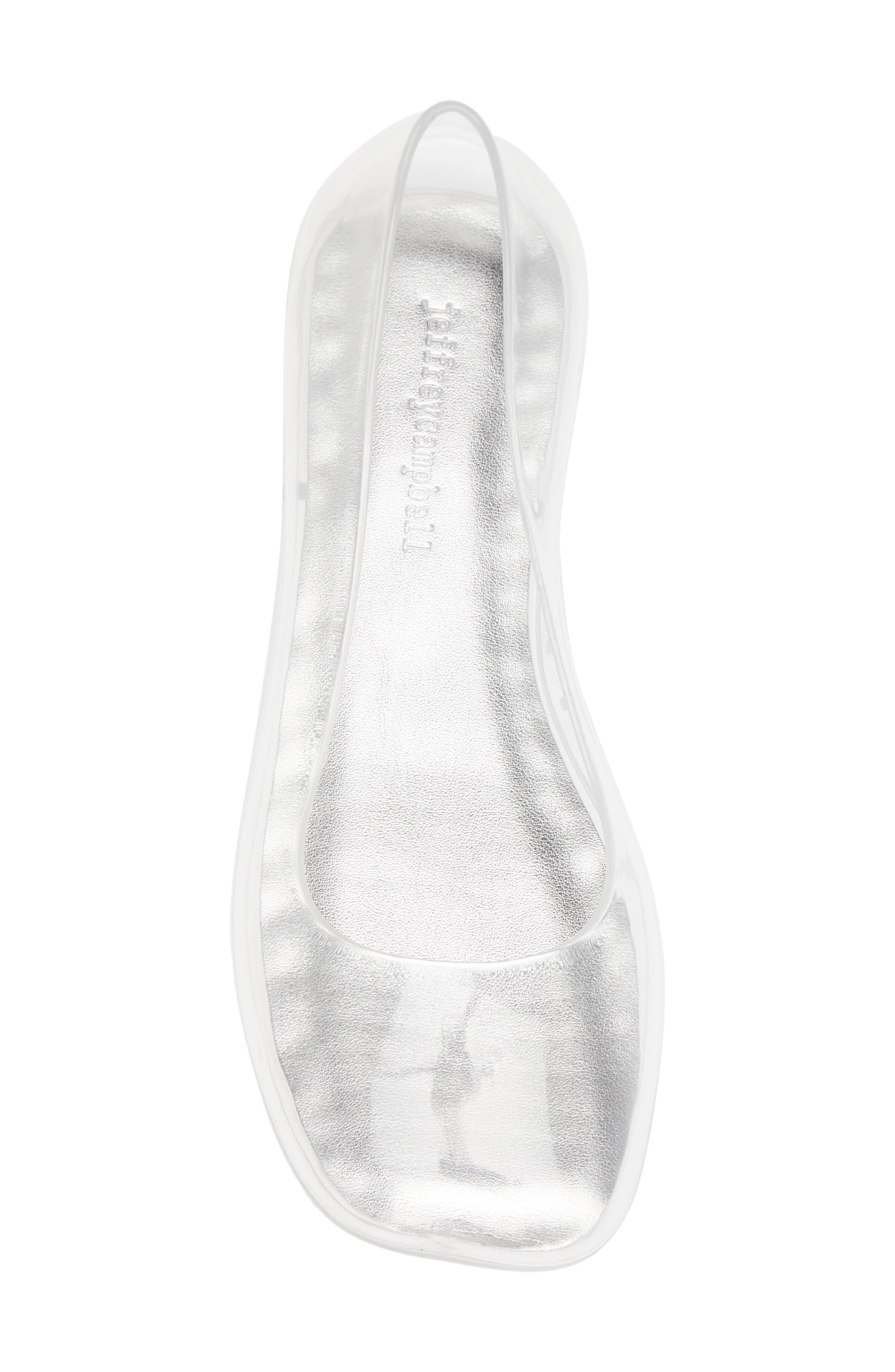 Jeffrey Campbell Balanced Clear Flat, Alternate, color, 