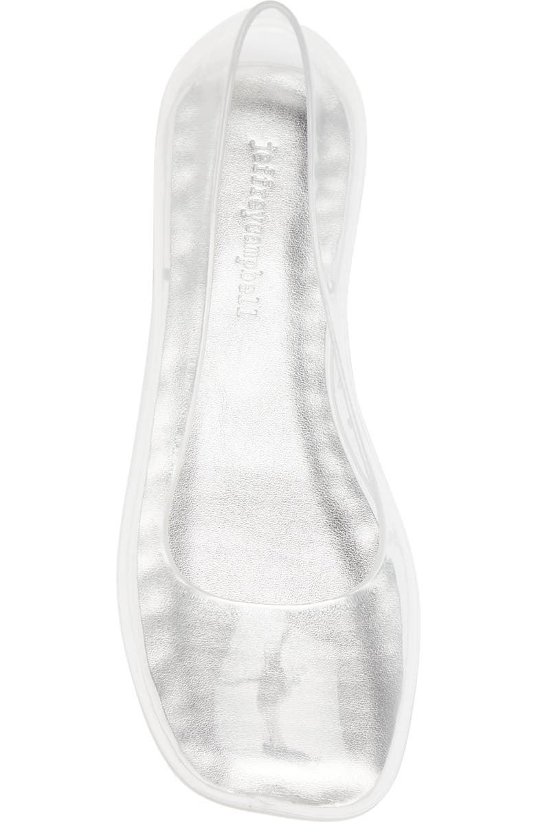 Jeffrey Campbell Balanced Clear Flat, Alternate, color,
