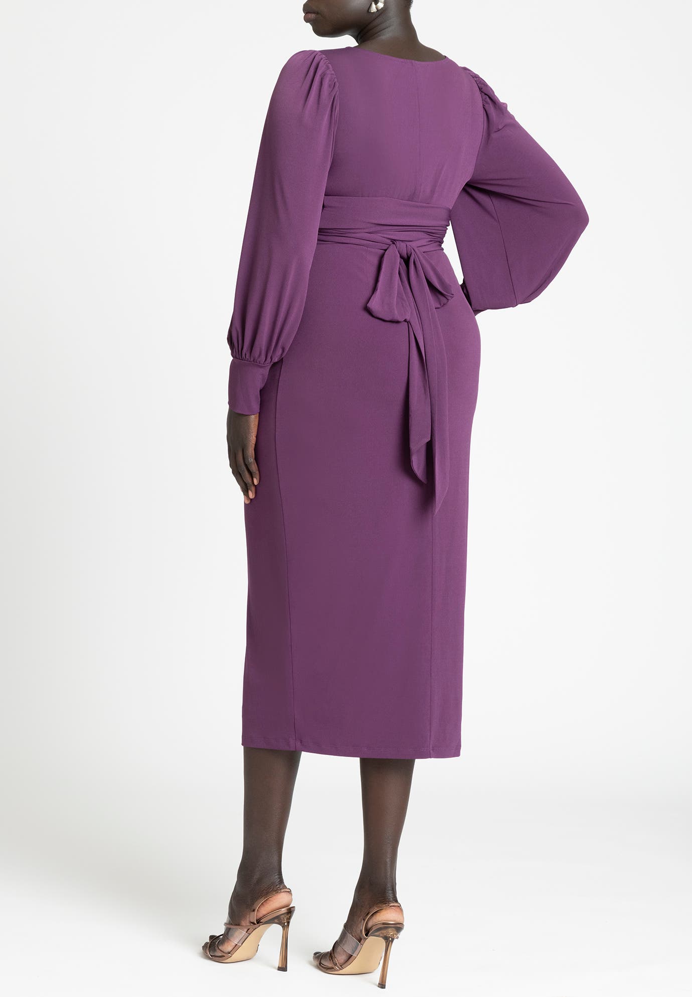 Cross Front Midi Dress - image 2