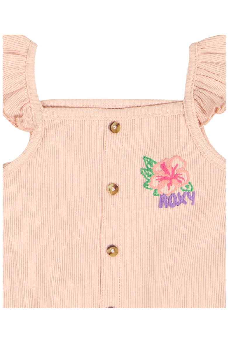 Kids' Floral Embroidered Rib Top & Shorts Set, Alternate, color, PINK MULTI
