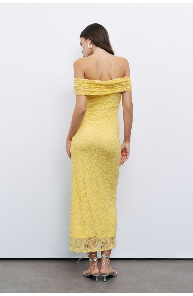 Nocturne Off-The-Shoulder Lace Detailed Maxi Dress, Alternate, color,