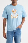 MARKET Watercolor Teddy Bear Graphic T-Shirt