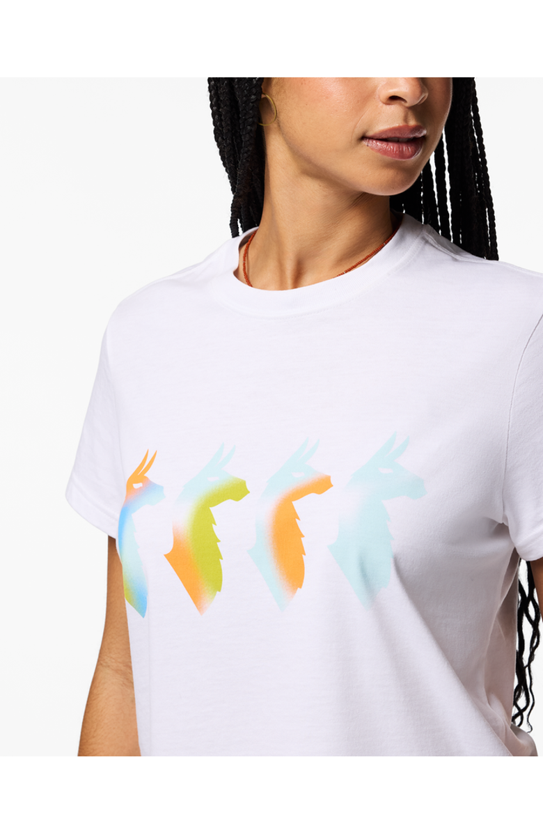 Cotopaxi Cuatro Bitmap T-Shirt - Women's, Alternate, color, White