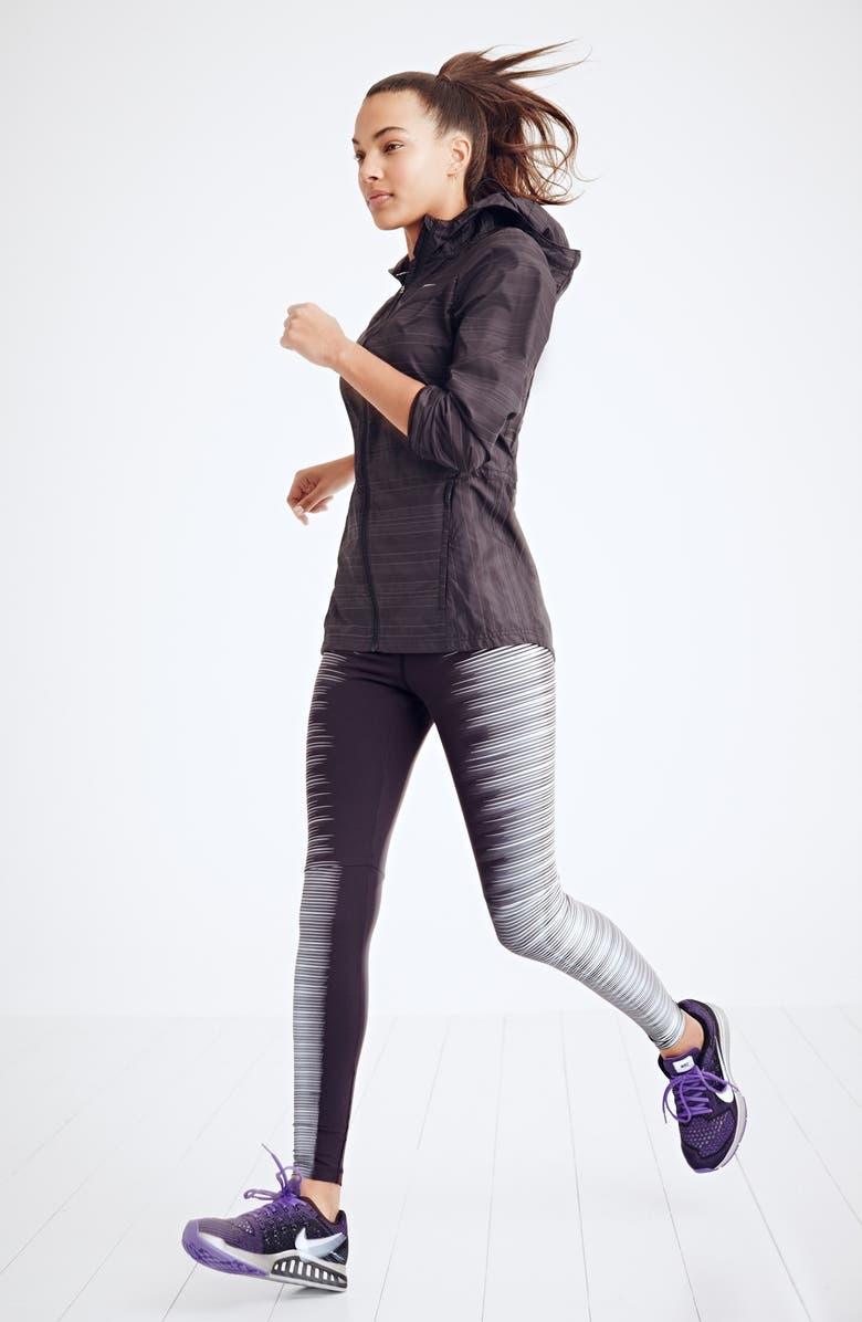 Nike Printed Reflective Running Tights, Alternate, color, 