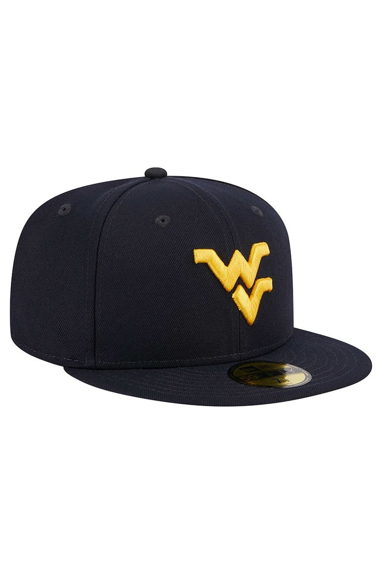Men's New Era Navy West Virginia Mountaineers 59FIFTY Fitted Hat, Alternate, color, Navy