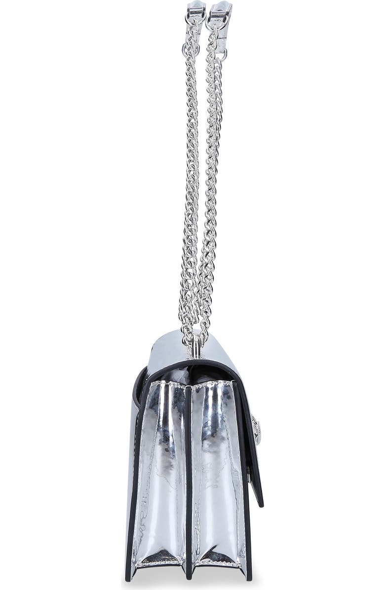 Kurt Geiger London Shoreditch Metallic Leather Crossbody Bag, Alternate, color,