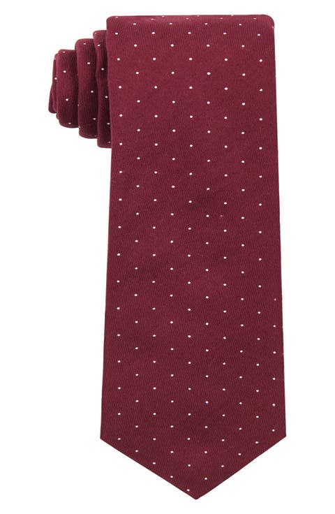 Dot Print Cotton Tie