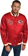 Tommy Hilfiger Men's Tommy Hilfiger Red Kansas City Chiefs Dante Full-Snap Satin Jacket