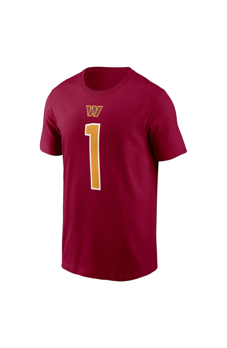 Nike Men's Nike Jahan Dotson Burgundy Washington Commanders Player Name & Number T-Shirt, Alternate, color,