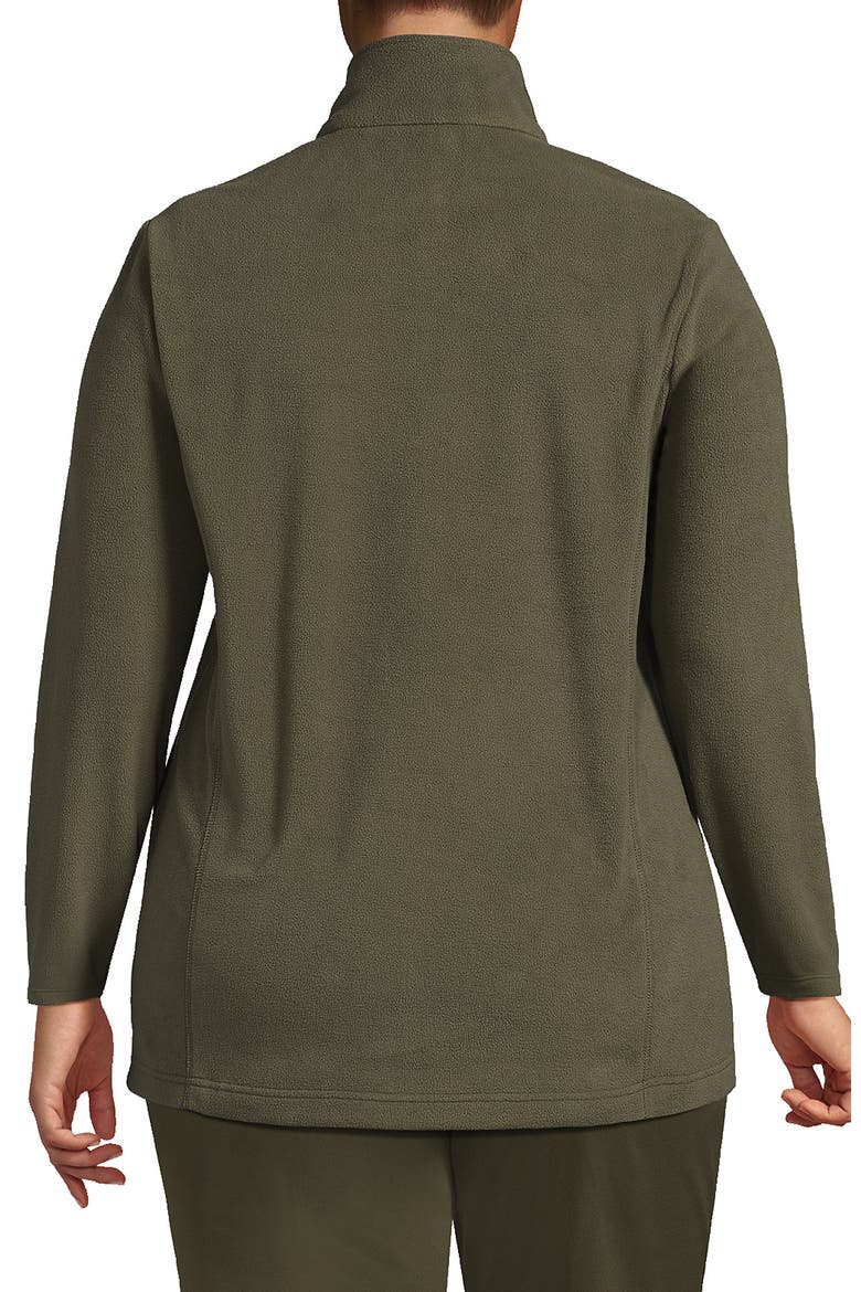 Anyweather Fleece Quarter Zip Pullover, Alternate, color, Forest Moss