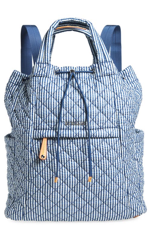 Mz Wallace Metro Quilted Nylon Convertible Backpack