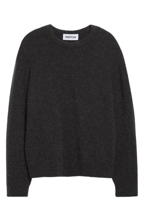 Partow London Stretch Cashmere & Silk Sweater In Gray