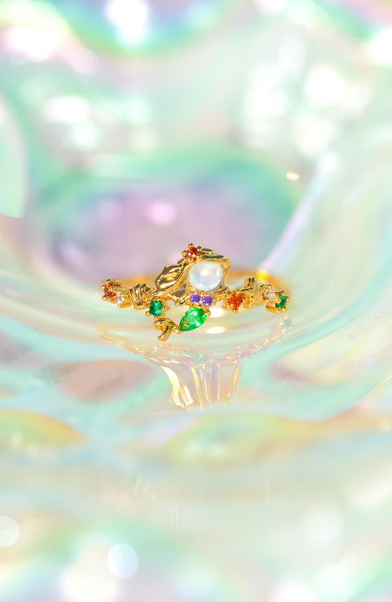 Girls Crew x Disney Princess Ariel Ring, Alternate, color, Gold