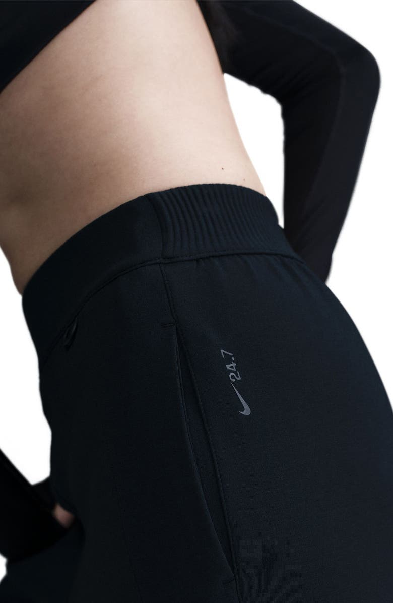 Nike 24.7 Dri-FIT Mid-Rise Joggers, Alternate, color, 010 010 Black/Black