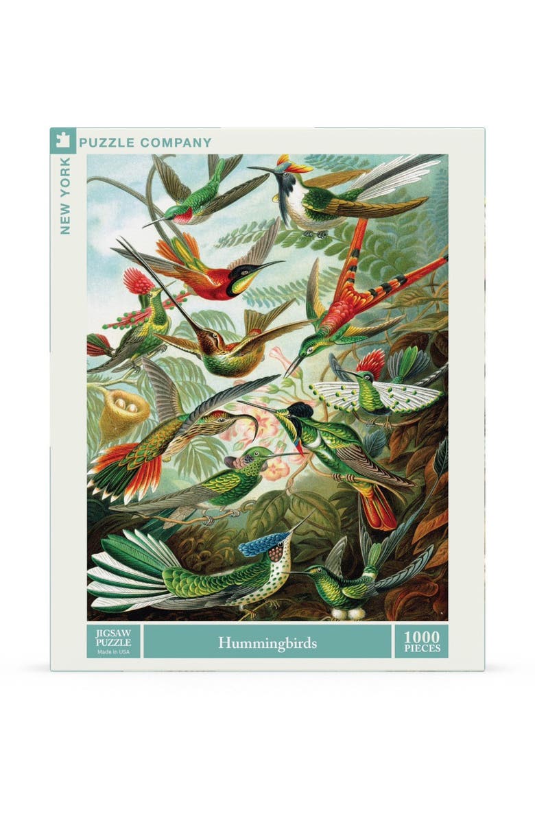 NEW YORK PUZZLE COMPANY Hummingbirds 1000 Piece Puzzle, Main, color, NO COLOR