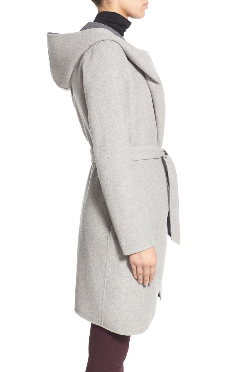 Soia & Kyo Reversible Double Face Hooded Wrap Jacket, Alternate, color, 