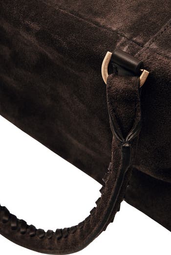 Edie Suede Bowling Bag