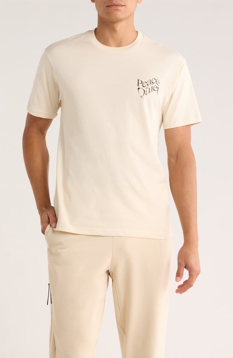 Museum of Peace 
Quiet Warped Graphic T-Shirt, Main, color, Bone