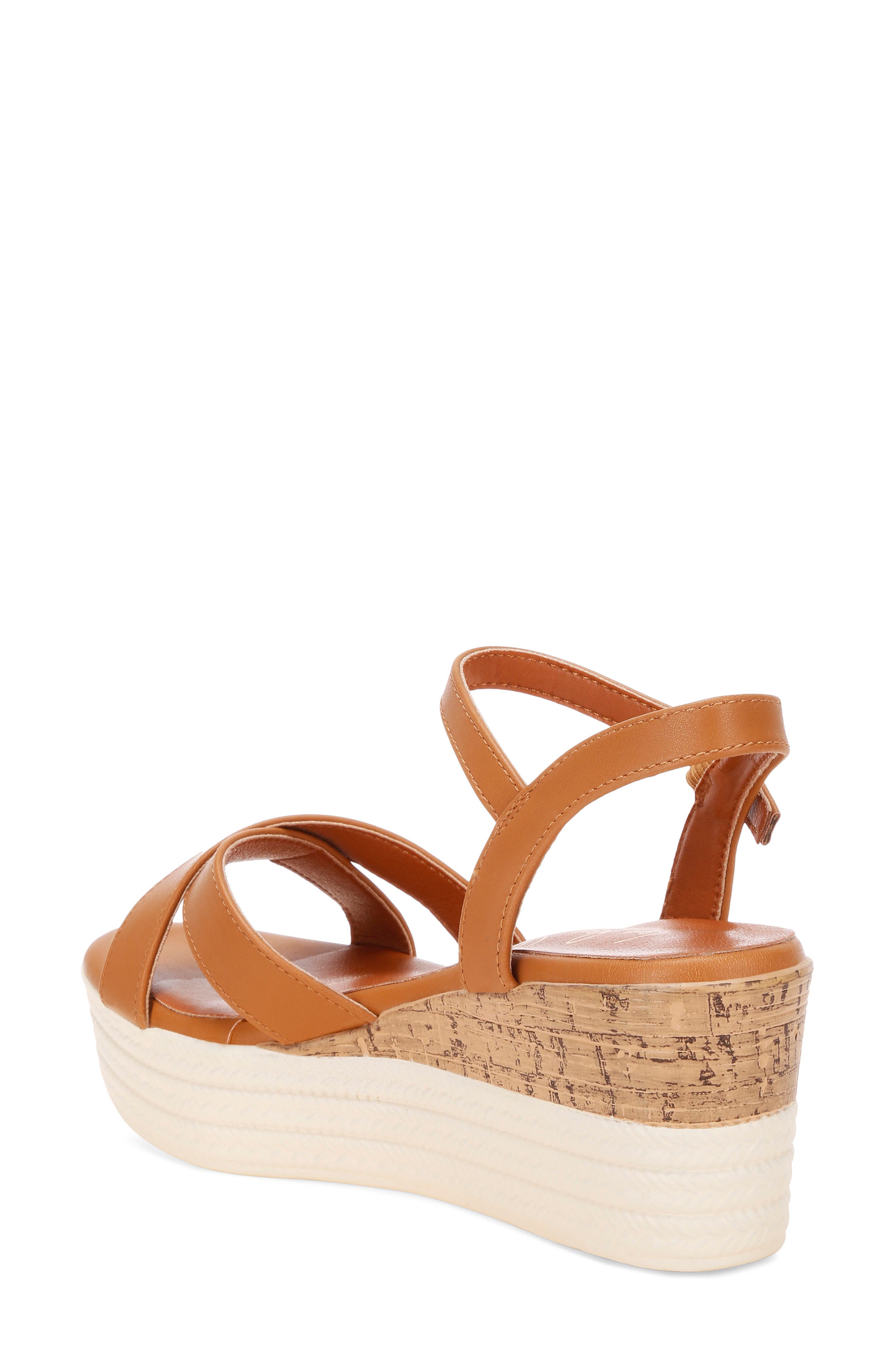LONDON RAG Zinny Wedge Sandal, Alternate, color, 