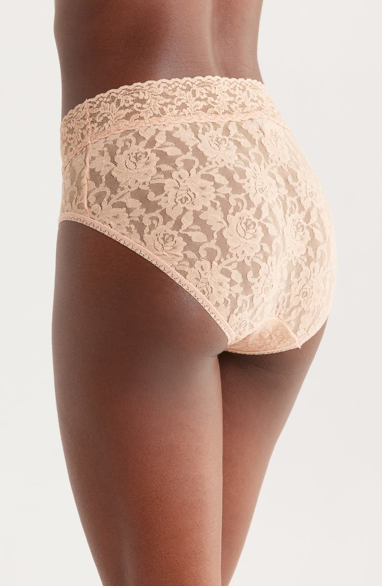 Hanky Panky Signature Lace French Briefs, Alternate, color, Honey