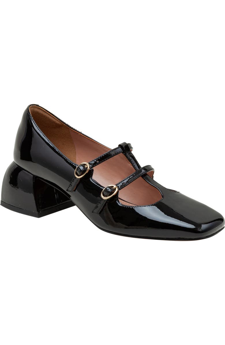 Linea Paolo Maurice Mary Jane Pump, Main, color, Black