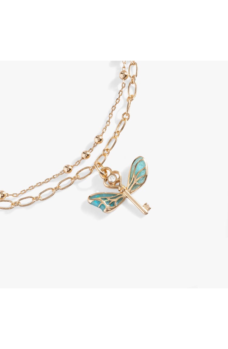 Alex and Ani Harry Potter Flying Keys Adjustable Bracelet, Alternate, color, Blue Green