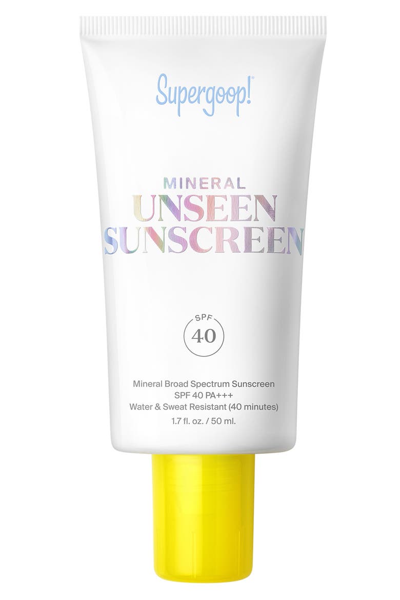 Mineral Unseen Sunscreen SPF 40, Main, color, NO COLOR