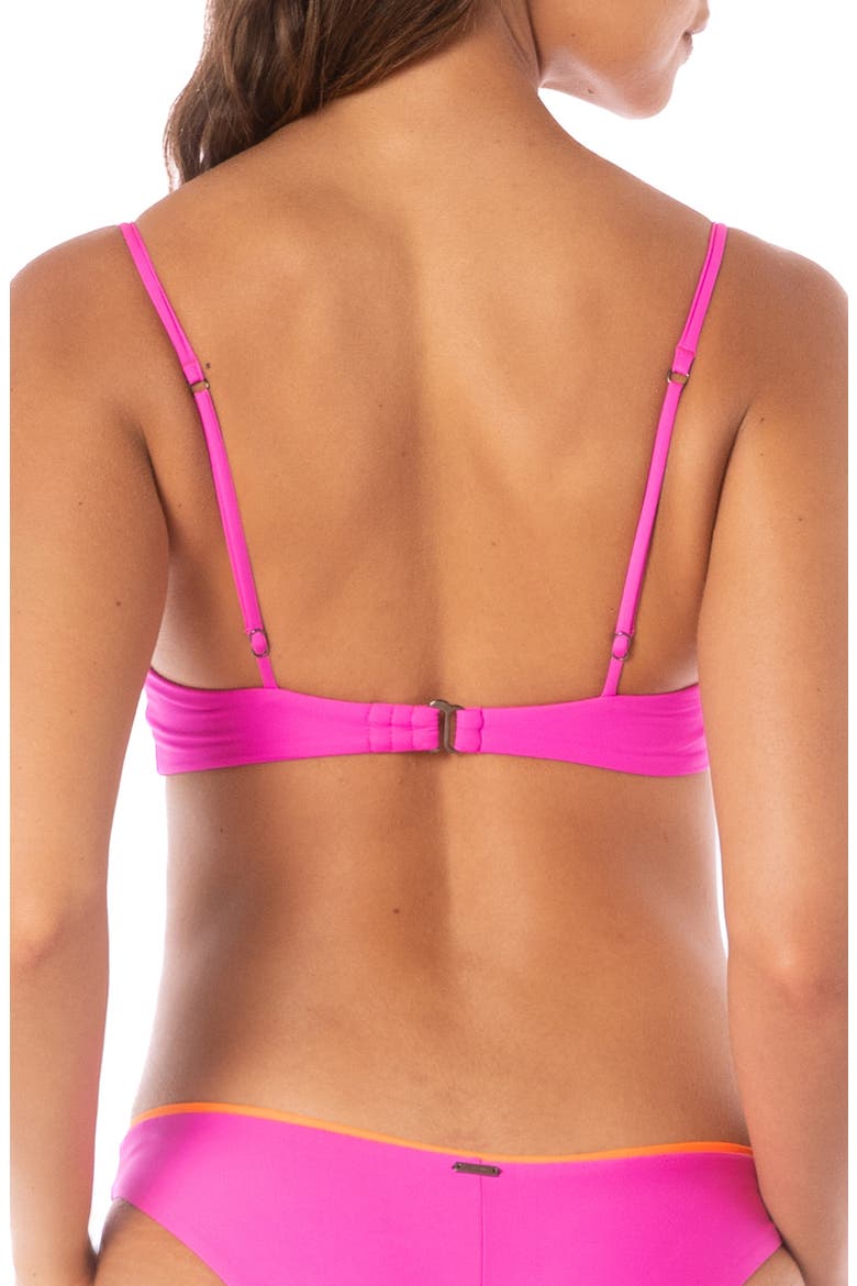 Poppy Shore Underwire Bikini Top, Alternate, color, PINK