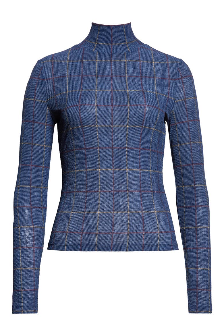 Wyeth Turtleneck, Alternate, color, TEAL MULTI