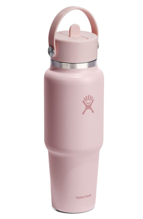 32-Ounce Wide Mouth Travel Bottle with Flex Straw Cap