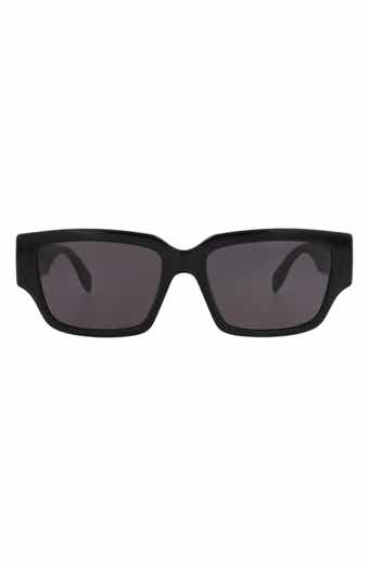 McQueen 56mm Square Sunglasses