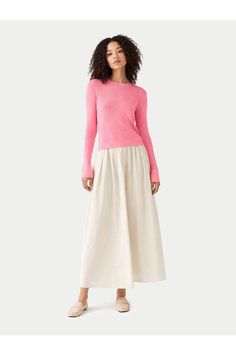 Cashmere Bell-Sleeve Sweater, Alternate, color, shell pink