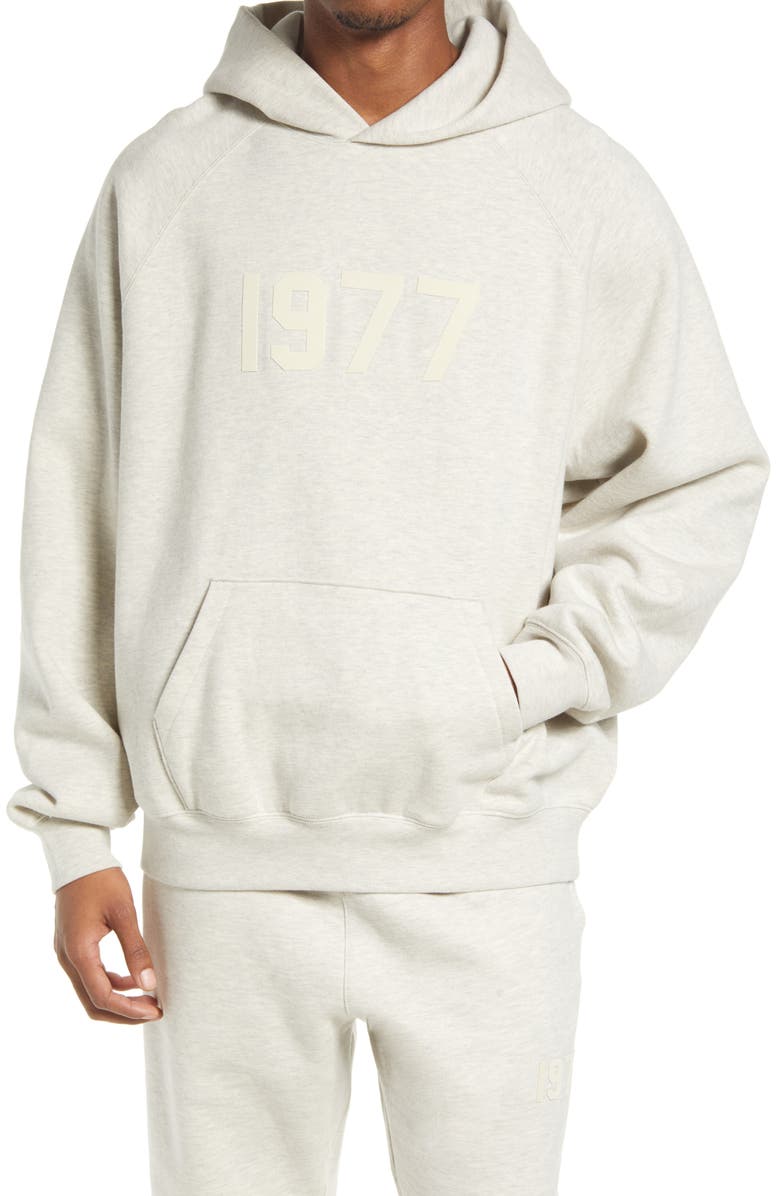 Fear of God Essentials Cotton Blend Hoodie, Main, color,