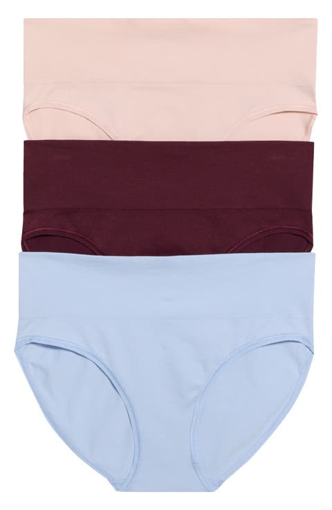 3-Pack Seamless High Cut Briefs