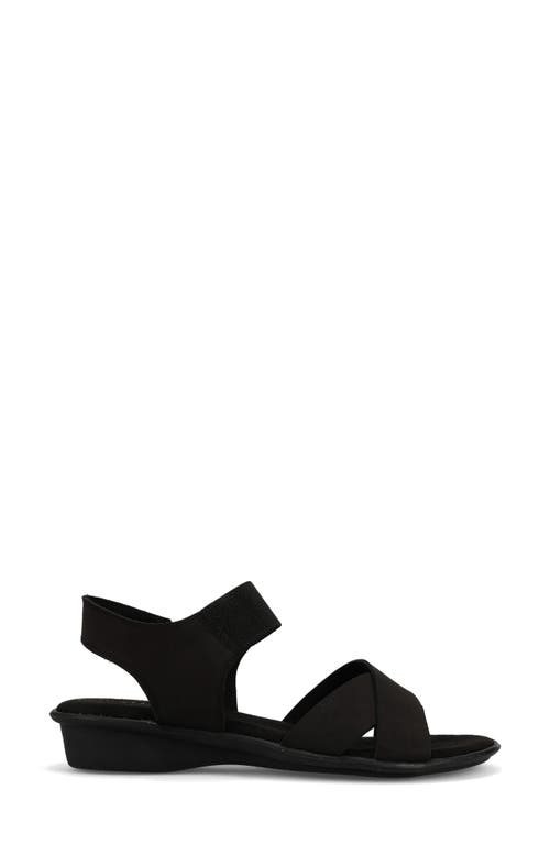 Sesto Meucci Euna Wedge Sandal In Black