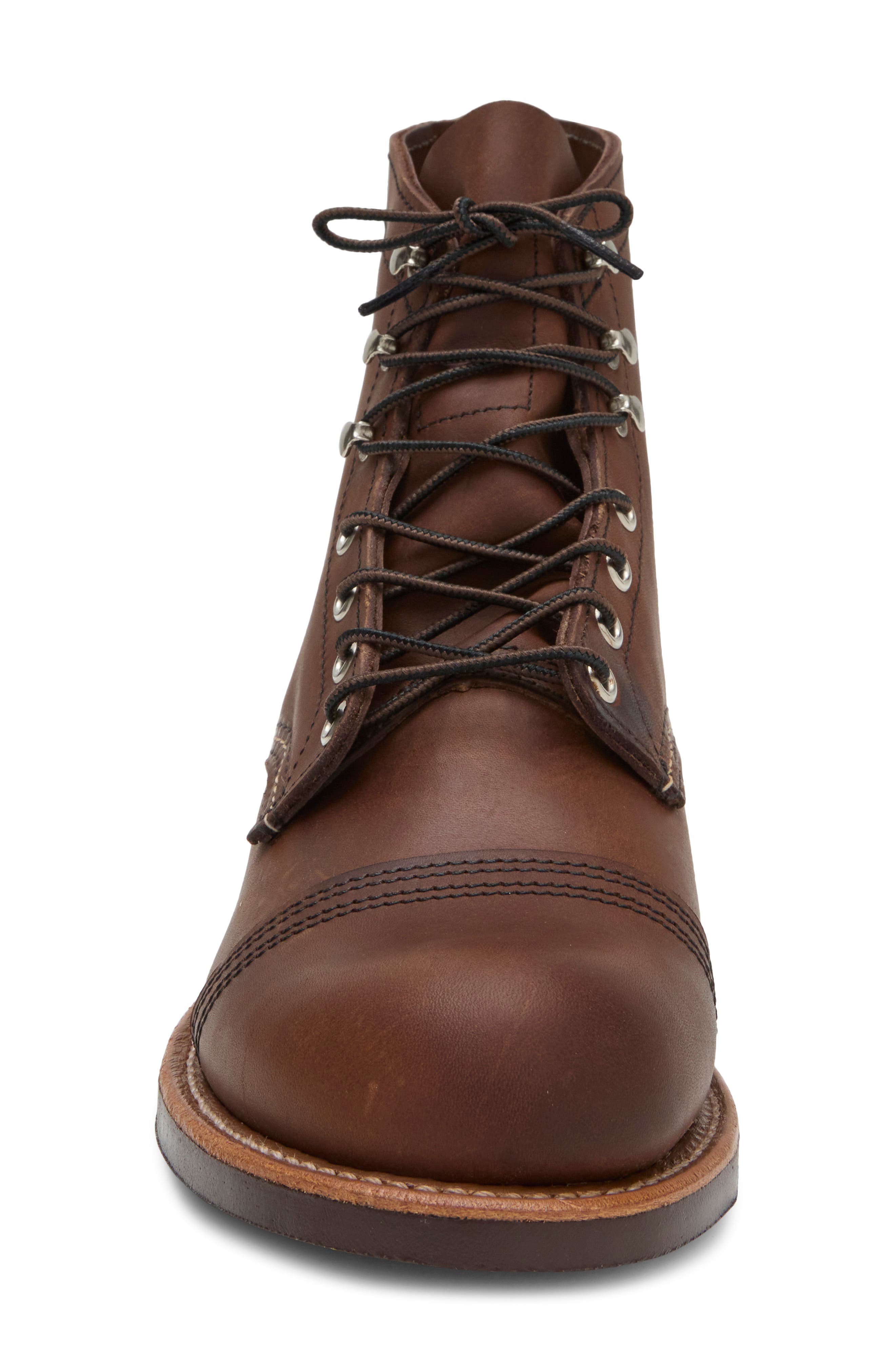Iron Ranger Leather Boot, Alternate, color, AMBER HARNESS