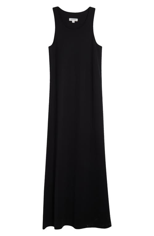 Gia Studios Isha Cotton Tank Maxi Dress In Black