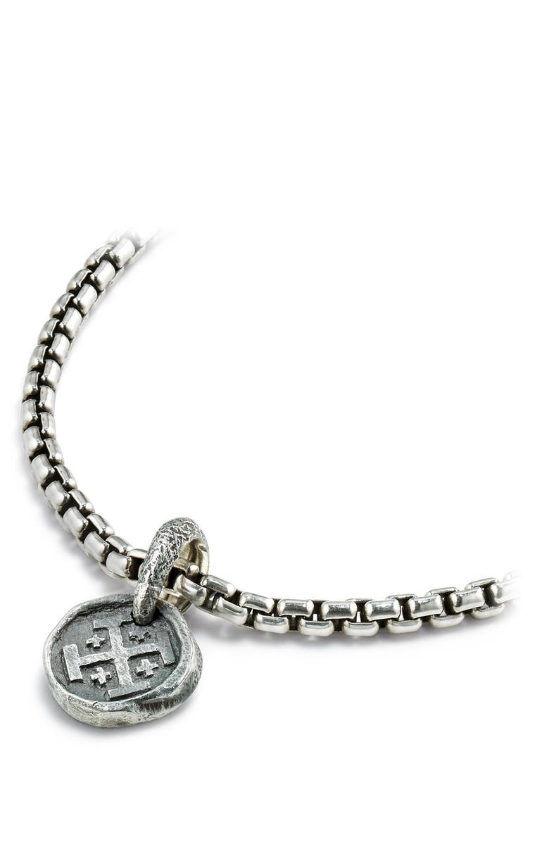 David Yurman Shipwreck Coin Amulet, 10.5mm, Alternate, color,