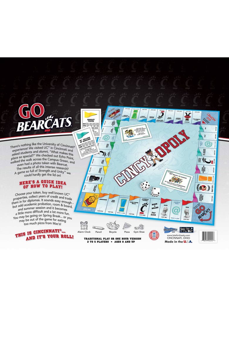 Cincy Opoly Board Game, Alternate, color, Multicolored